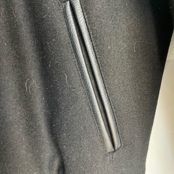 Straight to Hell Jet Jacket Black wool with black leather detail - Small - Picture 8 of 12